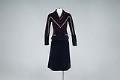 Image of Navy blue knit suit, attributed to Chanel, ca. 1935